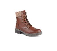 Pavers Women's Relife Warm Cuff Ankle Boots in Brown | Size: 6