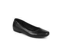 Pavers Rounded-Toe Ballet Flats - Black Size 5