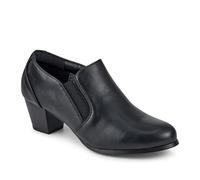 Pavers Smart Elasticated-Fit Heeled Shoes - Black Size 5