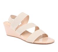 Pavers Womens Smart Elasticated Fit Sandals Beige Size 6