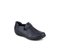 Pavers Women's Smart Elasticated Slip-On Shoes in Navy | Size: 8 Pavers Navy 8