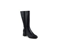 Pavers Women's Smart Flare Heel Calf Length Boots in Black | Size: 6 Pavers Black 6