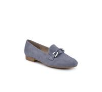 Pavers Women's Smart Slip On Loafers in Baby Blue | Size: 6