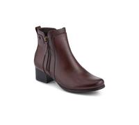 Pavers Women's Smart Zip-Fastening Boots in Brown | Size: 5 Pavers Brown 5