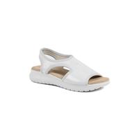 Pavers Stretch Comfort Sandals with Cushioned Insole - Silver Shimmer Size 6