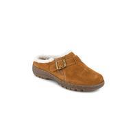 Pavers Women's Warm Cushioned Leather Clogs in Light Brown | Size: 6 Pavers Light Brown 6
