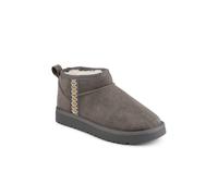 Pavers Warm Lightweight Slipper Boots - Grey Size 5