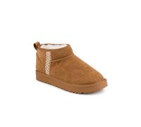 Pavers Women's Warm Lightweight Slipper Boots in Light Brown | Size: 3 Pavers Light Brown 3