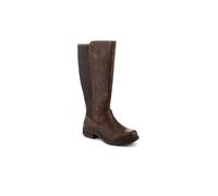 Pavers Warm Lined Long Boots With Inside Zip - Brown Size 6