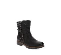 Water-Resistant Biker Boots Pavers Black 6