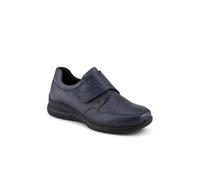 Wide Fit Adjustable Fitting Monk Shoes - Navy Size 7