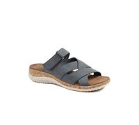 Pavers Women's Wide Fit Adjustable Strappy Sandals in Navy | Size: 5
