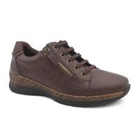 Pavers Womens Wide Fit Casual Bungee Lace Shoes Chocolate Size 3