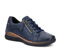 Pavers Women's Wide Fit Casual Bungee Lace Shoes in Navy | Size: 6 Pavers Navy 6