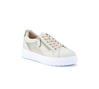 Pavers Women's Wide Fit Chunky Lace-Up Trainers in Beige | Size: 5 Pavers Beige 5