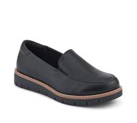 Wide Fit Elasticated Slip-On Shoes - Black Size 6