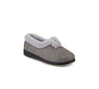 Pavers Women's Wide Fit Memory Foam Cosy Slippers Flat in Grey | Size: 5
