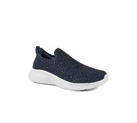 Pavers Women's Wide Fit Memory Foam Just Step In Trainers in Navy | Size: 7 Pavers Navy 7