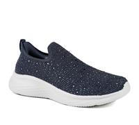 Pavers Women's Wide Fit Memory Foam Just Step In Trainers in Navy | Size: 5 Pavers Navy 5