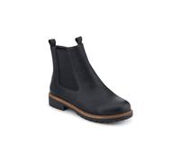 Pavers Wide Fit Slip On Boots With Side Zip - Black Size 3