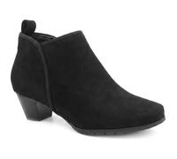 Pavers Womens Wide Fit Smart Block Heel Ankle Boots Black Size 6