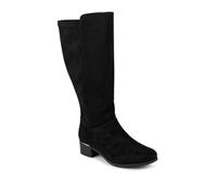 Pavers Womens Wide Fit Smart Long Boots Black Size 4
