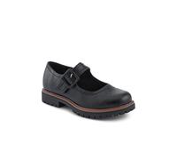 Wide Fit Touch-Fasten Chunky Mary Janes - Black Size 5