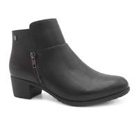 Pavers Womens Wide Fit Zip Fasten Block Heel Ankle Boots Black Size 4