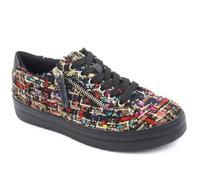 Pavers Womens Zip Up Chunky Platform Trainers | All Year Round | Lace Up Trainer | Zip