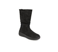 Pavers Women's Zipped Long Boots in Black | Size: 7