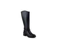 Pavers Zip-Fasten Leather Long Boots In Black Black 5
