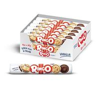 Pavesi Snack Ringo Vanilla Biscuits with Vanilla Cream, 12 x 165 g, Tube Size