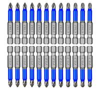 Pavewood 24 Pcs Magnetic Anti Slip Screwdriver Bits Set PH1 PH2 PH3 PZ1 PZ2 PZ3 Impact Driver Bit Set 1/4 Inch Hex