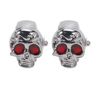 Pavewood 2X Red Eyes Design Stretchy Band Quartz Ring Watch for Lady Men