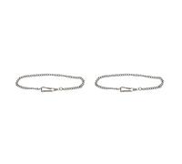 Pavewood 2X Retro Antique Vintage Pocket Watch Chain Silver