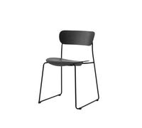 Pavilion AV51 Dining Chair Black/ Black Lacquered Oak