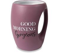 Pavilion Gift Company 10515 Good Morning Gorgeous 16 oz Mug, Stoneware, Purple