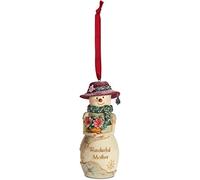 Pavilion Gift Company 81128 Wonderful Mother Snowman Figurine Ornament, 4"