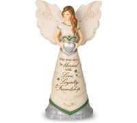 Pavilion Gift Company 82340 Elements Irish Blessings Angel Figurine, 6-1/2-Inch,Silver
