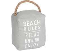 Pavilion Gift Company Beach Rules: Relax Unwind Enjoy Door Stopper