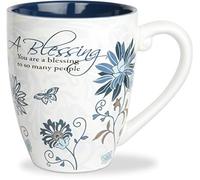 Pavilion Gift Company Blessing Ceramic Mug, 17-Ounce, Mark My Words,Multicolored