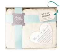 Pavilion Gift Company Comfort Special Thick Warm 320 GSM Royal Plush Throw Blanket, Beige, L