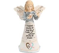 Pavilion Gift Company Elements Angels 82438 Angel Figurine Miscarriage Bereavement 5" Angel Figurine, Cream