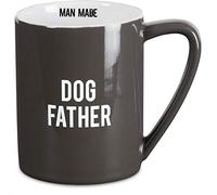 Pavilion Gift Company Man Made Dog Father Heather Coffee Mug, 18 oz, Gray