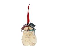 Pavilion Gift Company- Rescues are The Heart - 4" BirchHeart Snowman Figurine Ornament New First Time Expecting Parents Newborn Baby Nursery Christmas Holiday Winter Collectible Statue Decor