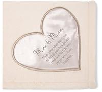 Pavilion Gift Company - The Comfort Blanket 19527 Soft Blanket Mr & Mrs Thick Warm Royal Plush Throw Blanket