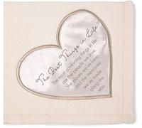 Pavilion Gift Company The Comfort Blanket The Best Things in Life Plush Throw Blanket, 320 GSM, Royal 100% Polyester, Multicolor