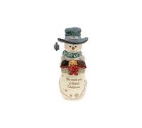 Pavilion Gift Company - We Woof You - 5" Hand Painted Resin The BirchHearts Collectible Snowman Figurine Decorative Holiday Christmas Decor Statue Puppy Doggy K9 Dog Lover