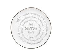 Pavilion - The Giving Plate - 10.5" Serving Tray Platter Plate Thanksgiving Fall Serveware Friendship Family