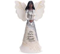 Pavilion - with God - 6.5" EBN Angel with Cross